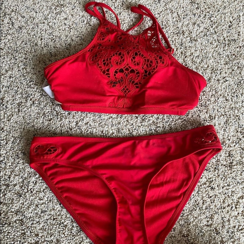 Red bikini
